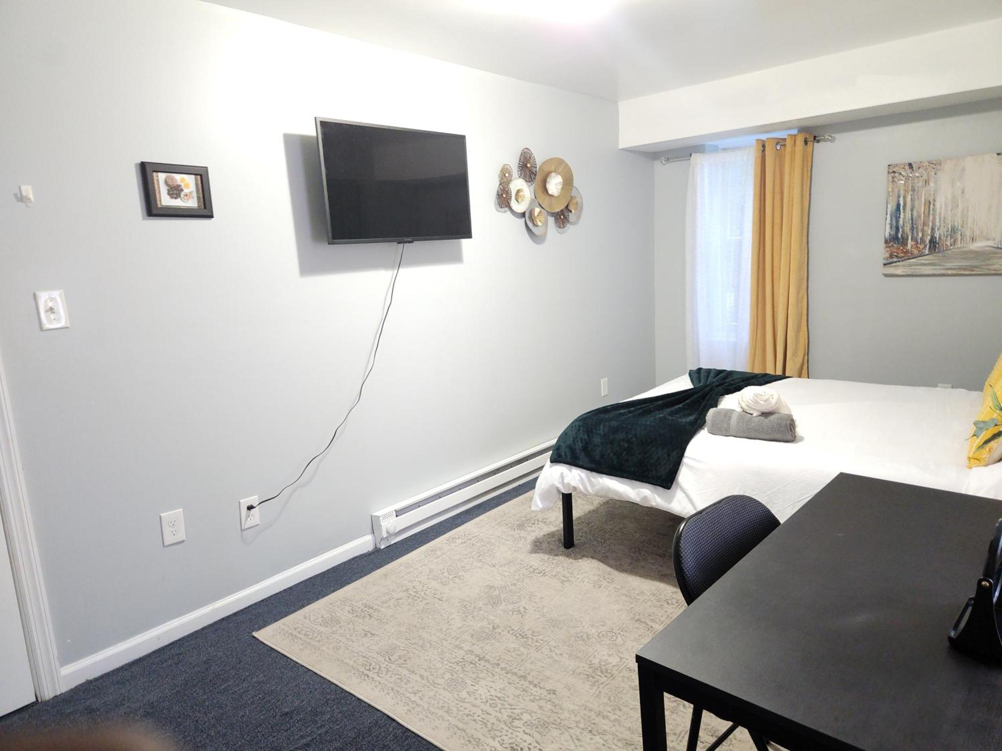 Entire 2-Bed Private Apt - Ewr/Nyc/Outlet Mall Newark Pokoj fotografie